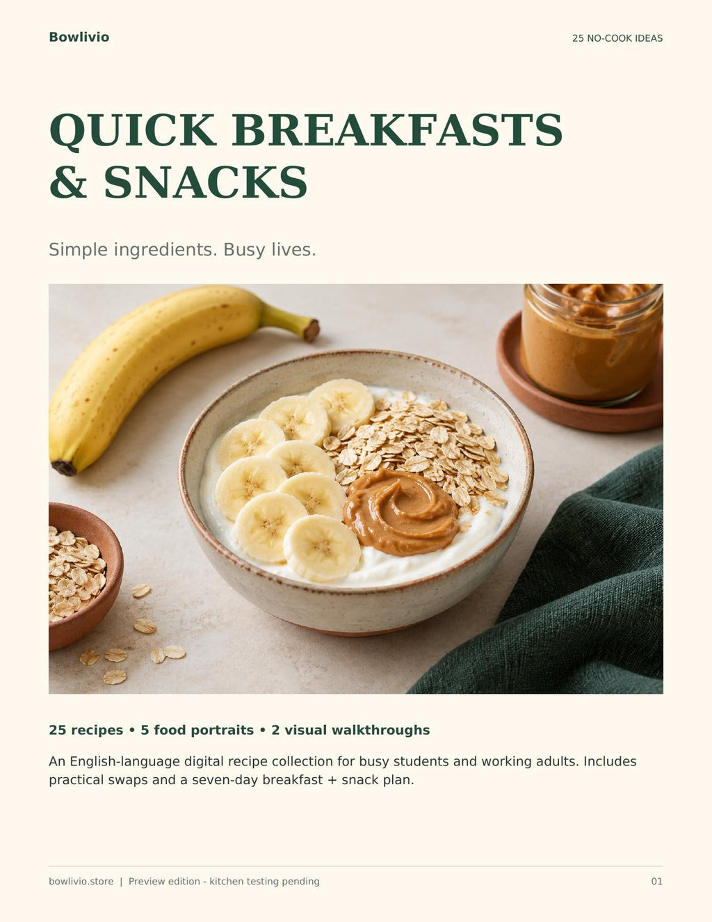 Bowlivio recipe ebook cover